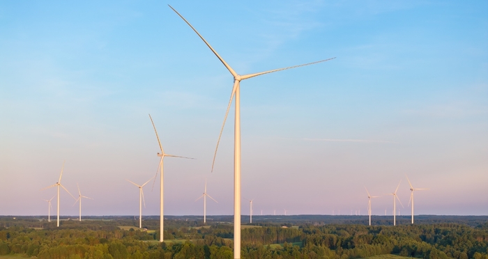 발트해 지역 최대 육상풍력인 314㎿급 리투아니아 서부 켈메 풍력 발전소. 사진 출처 : 유럽부흥개발은행(EBRD)