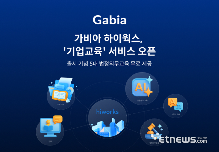 가비아 하이웍스, '기업교육' 서비스 오픈… 관리자 부담 절감