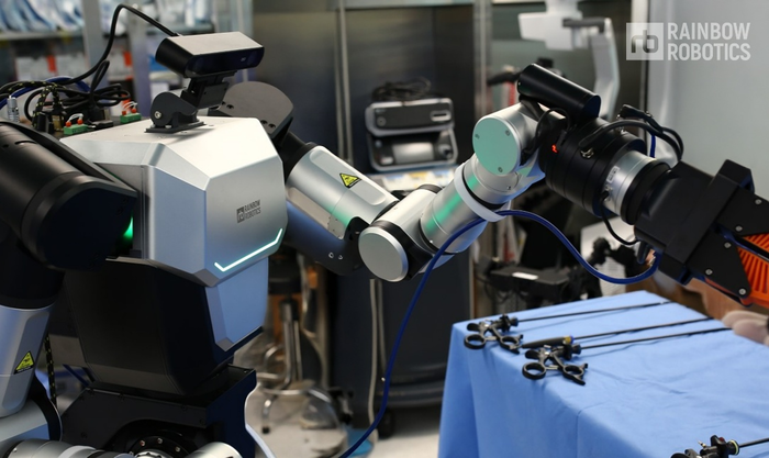 레인보우로보틱스 수술보조 로봇. (사진=레인보우로보틱스)