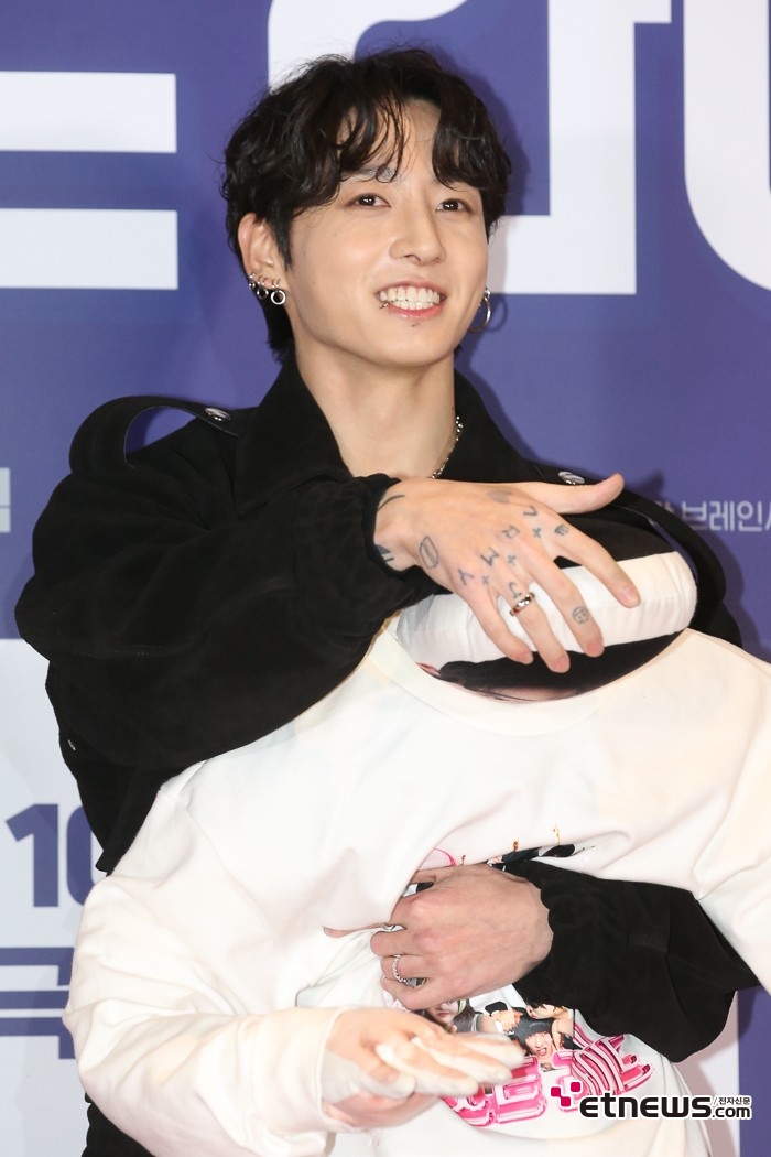 [ET포토] BTS 정국, '유쾌한 웃음'