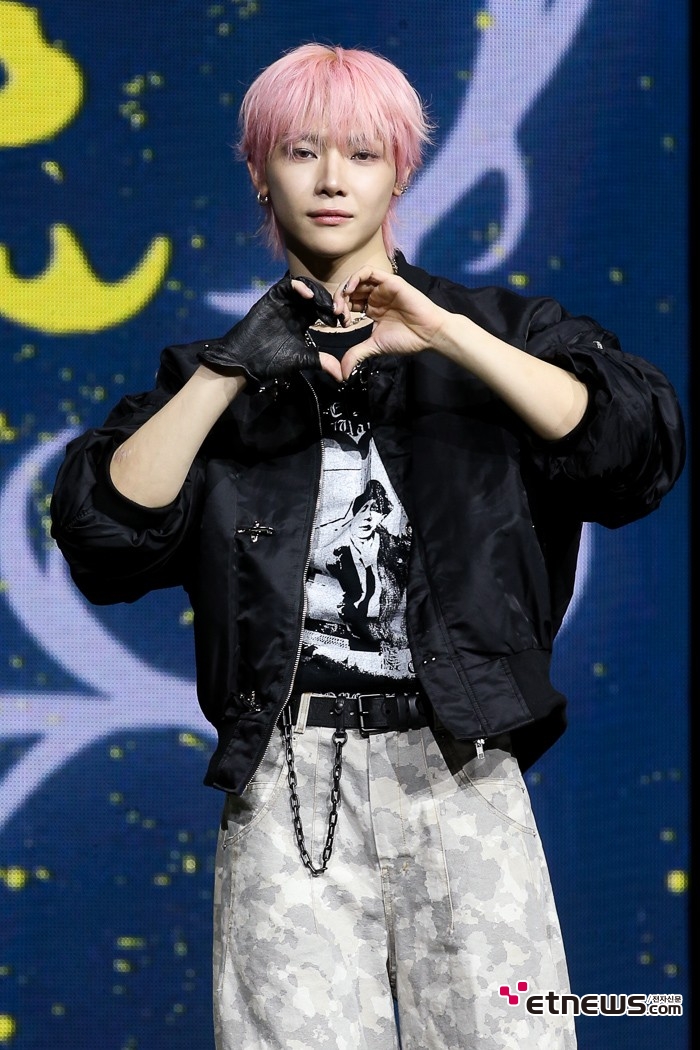 [ET포토] 앤팀 니콜라스, '너무 예쁜 핑크 헤어'