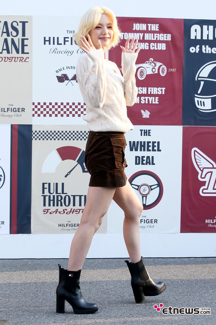 [ET포토] 있지 예지, '돌아서며 활짝'