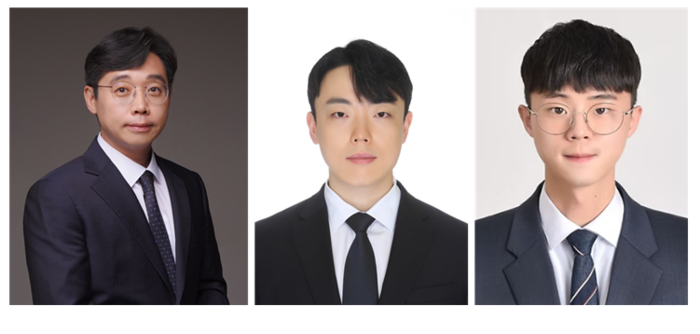 사진 왼쪽부터 이강택 교수, 유형민 박사과정생, 장승수 박사과정생.