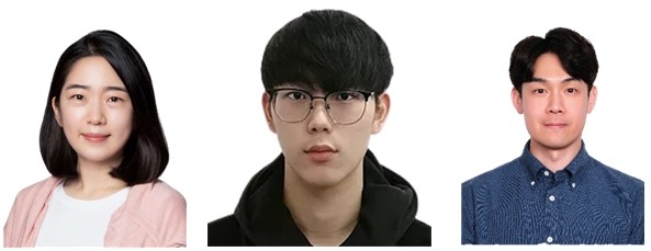(왼쪽부터) 이안나 포스텍 교수, 박사과정 이정락 씨, 한기연 강홍재 선임연구원