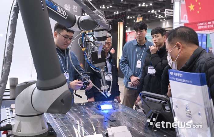 [포토] 레이저 용접로봇
