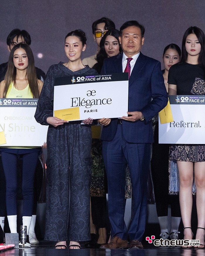 [ET포토] Lutsaikhan Enkhjin,아시아모델페스티발 페이스오브아시아 엘레강스파리상