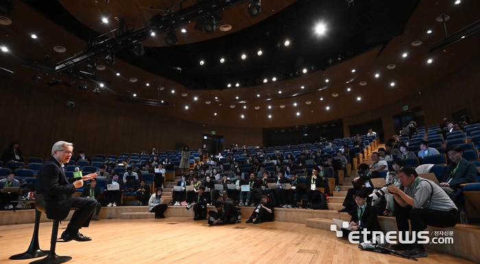 [포토] 젠슨 황 엔비디아 CEO 기자간담회