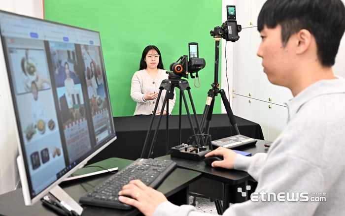 [포토] 라이브커머스, AI쇼호스트