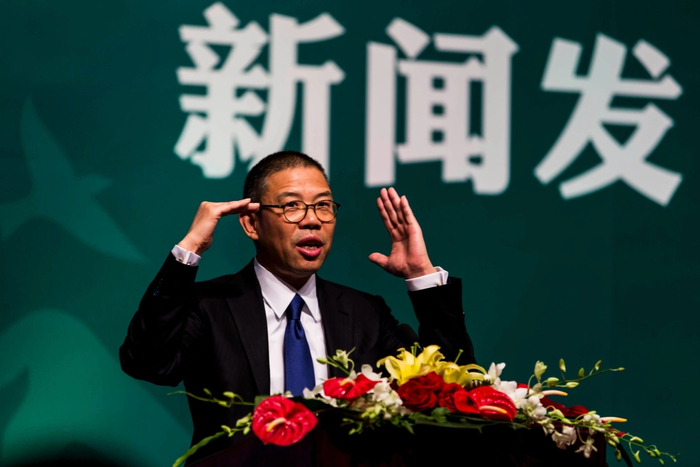 중국 '농푸샨취안'의 창업자 종산산.