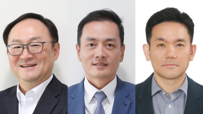 (왼쪽부터)윤성노 동원시스템즈 패키징사업부문 대표, 이진욱 동원기술투자 대표, 정해철 동원홈푸드 중국법인장