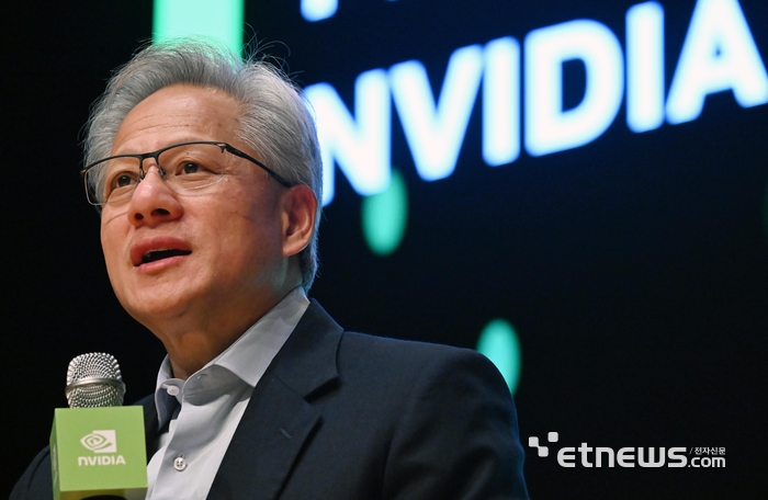 [포토] 젠슨 황 엔비디아 CEO 기자간담회