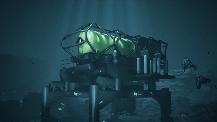 최대 수심 50m…英 바닷속 생활 가능한 캡슐 '뱅가드' 공개