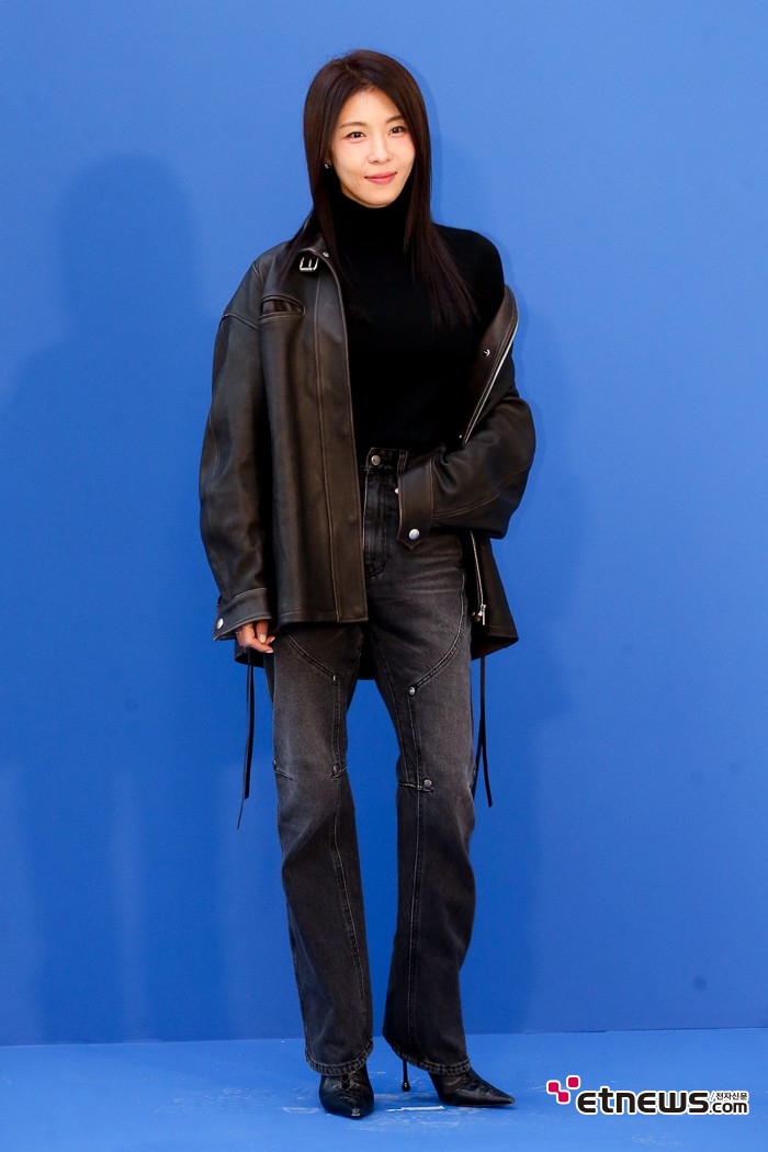 [ET포토] 하지원, '무결점 가을 패션'