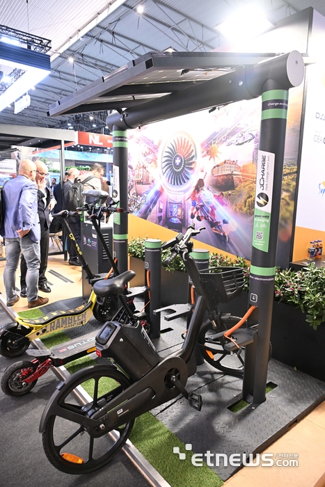 [포토] 친환경 자전거 거치대