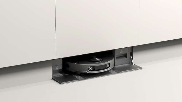 LG전자의 신형 로봇청소기 '히든 스테이션'