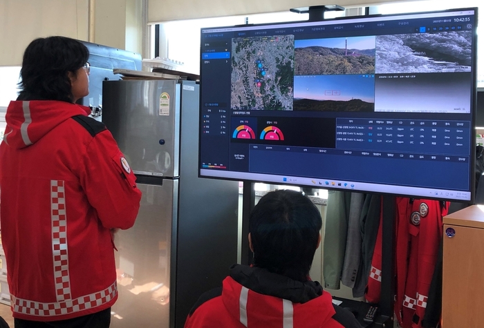 광명시가 도입한 AI 산불 조기대응 시스템 / 광명시