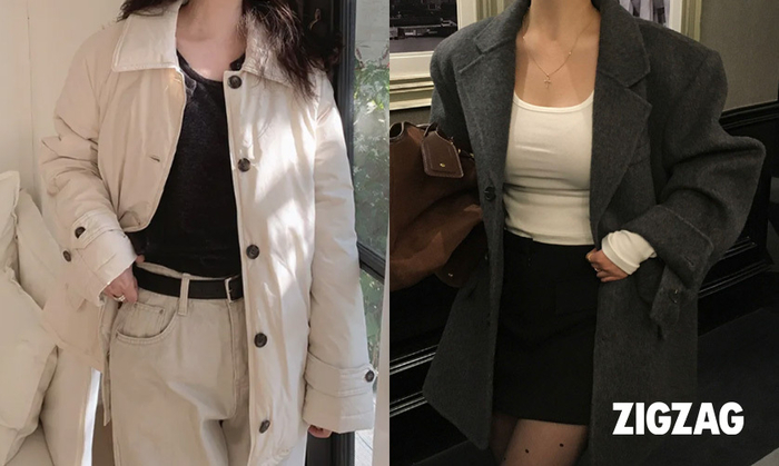 지그재그는 올겨울 허벅지까지 오는 '하프' 기장의 아우터 거래액이 최대 213% 증가했다고 밝혔다.