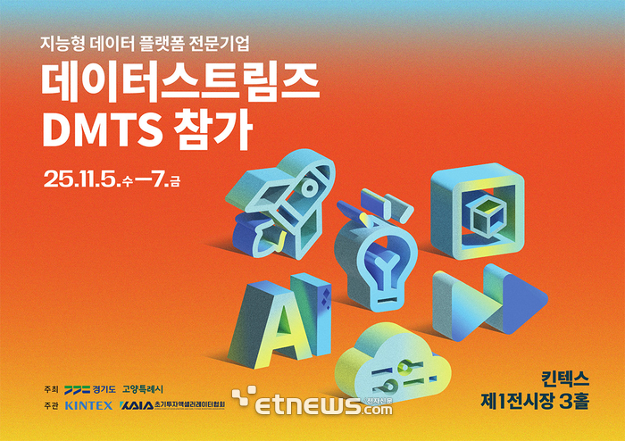 데이터스트림즈, 'DMTS 디지털미디어테크쇼'서 LLM 기반 지능형 업무 자동화 기술 공개