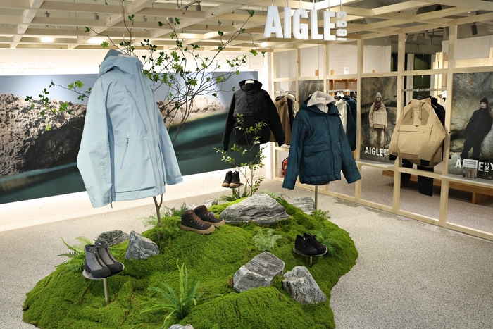 롯데홈쇼핑 한남동 에이글 팝업 전경