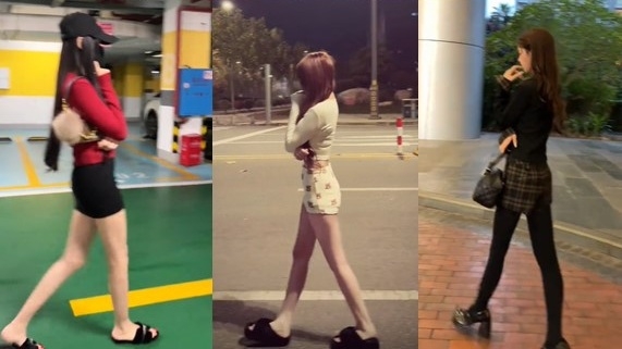 장원영처럼, 팔짱 끼고 입에 손 올리고…中 SNS '원영 워크' 챌린지 열풍