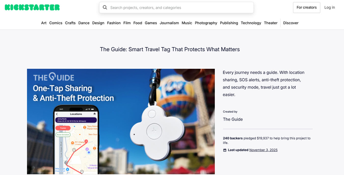 올더타임의 AI 기반 여성 안전 플랫폼 '더가이드(The Guide)'.