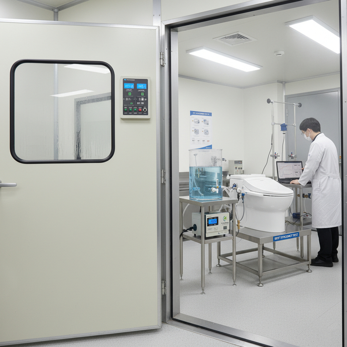 디티앤씨가 비데 품목 에너지소비효율등급 시험기관으로 인정받았다.