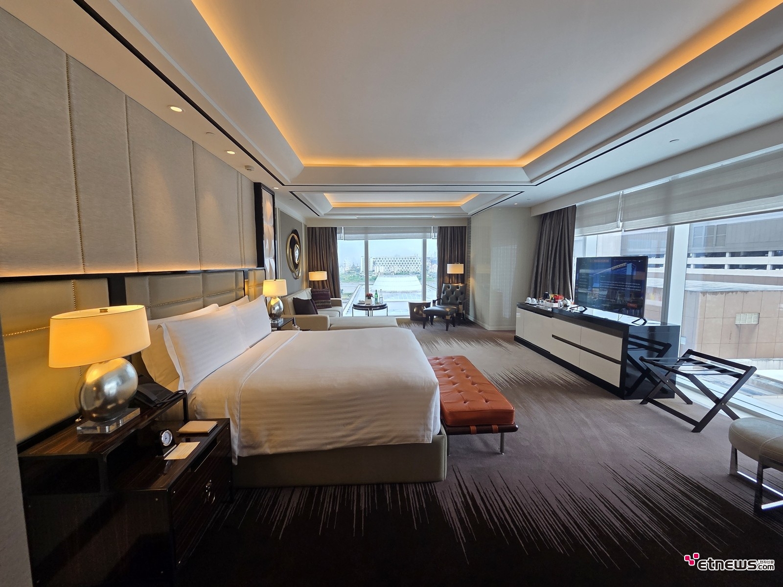 사진=솔레어 리조트 객실/ 박병창 기자(마닐라)