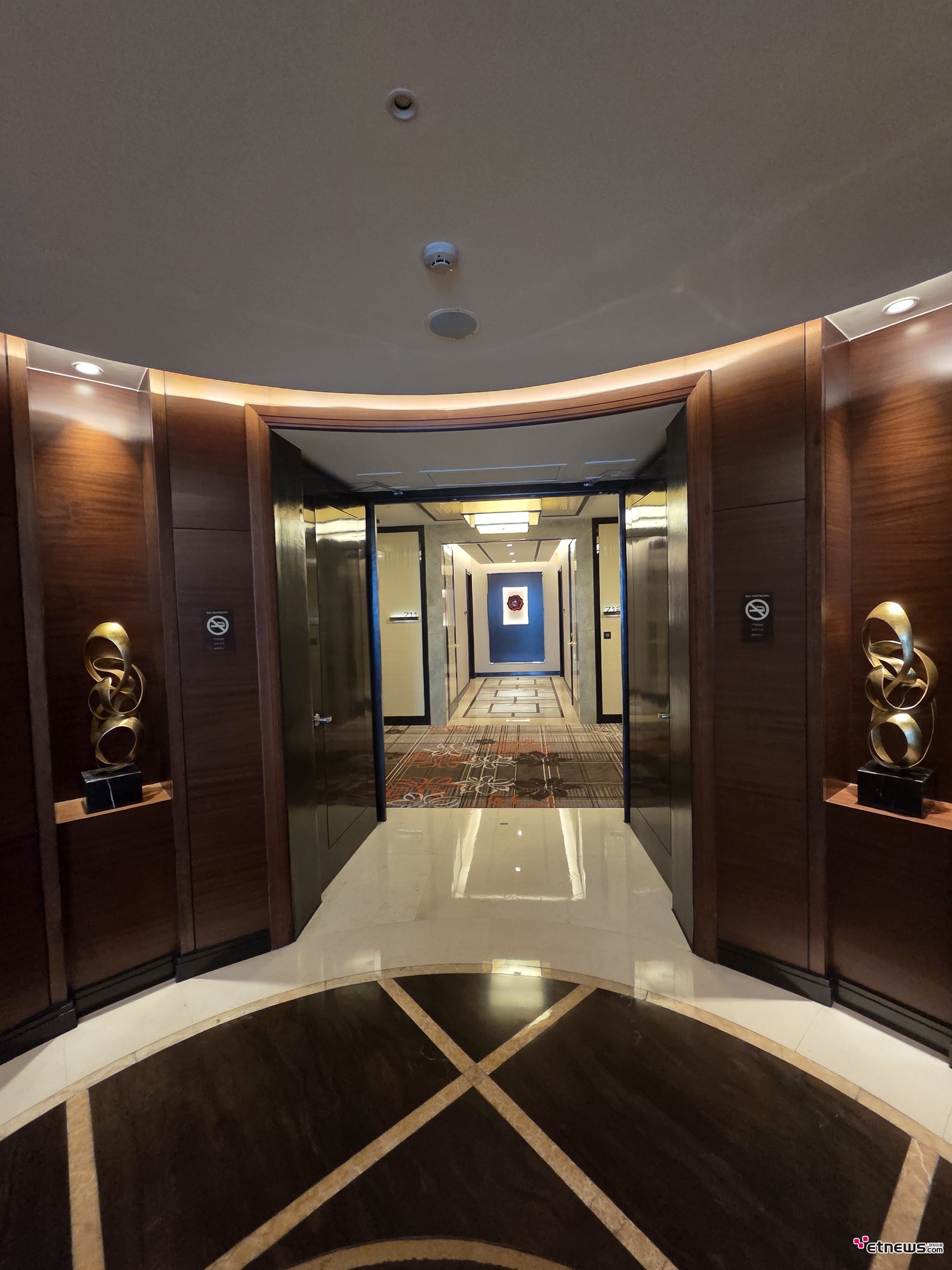 사진= 솔레어 리조트 복도/ 박병창 기자(마닐라)