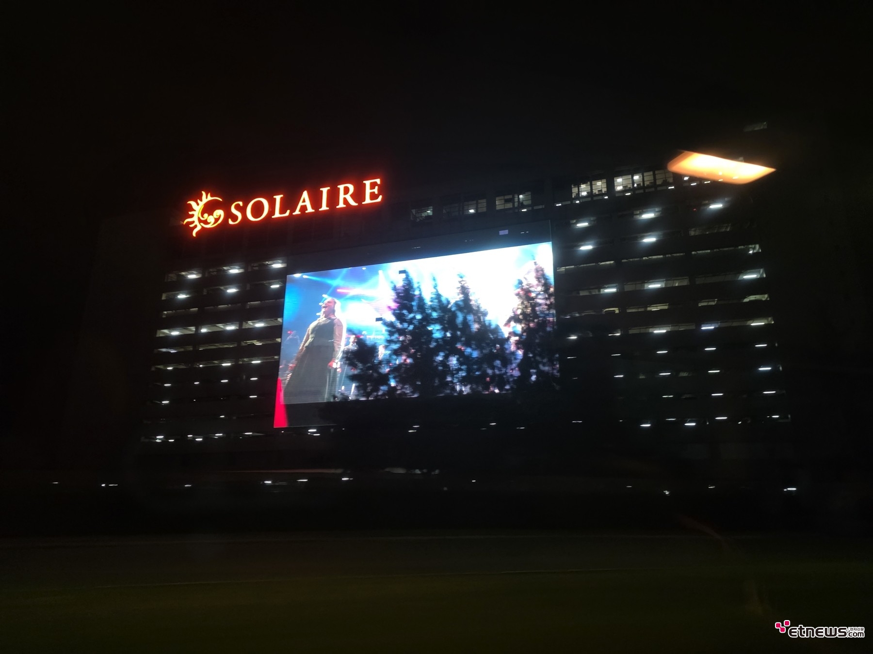 사진= 솔레어리조트 야경/ 박병창 기자(마닐라)