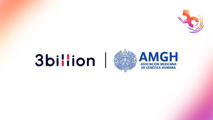 희귀질환 진단기업 쓰리빌리언이 12일부터 14일(이상 현지시간)까지 사흘간 멕시코 푸에르토 바야르타에서 열리는 멕시코 유전학회 'AMGH'에 참가한다.(사진=쓰리빌리언)