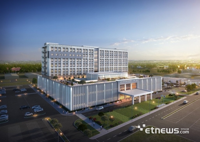 라오스 UHS 병원 조감도