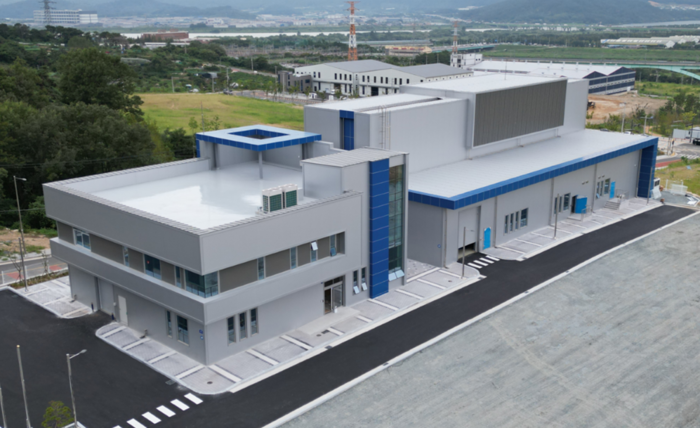 미래자동차 배터리 산업지원센터 조감도.