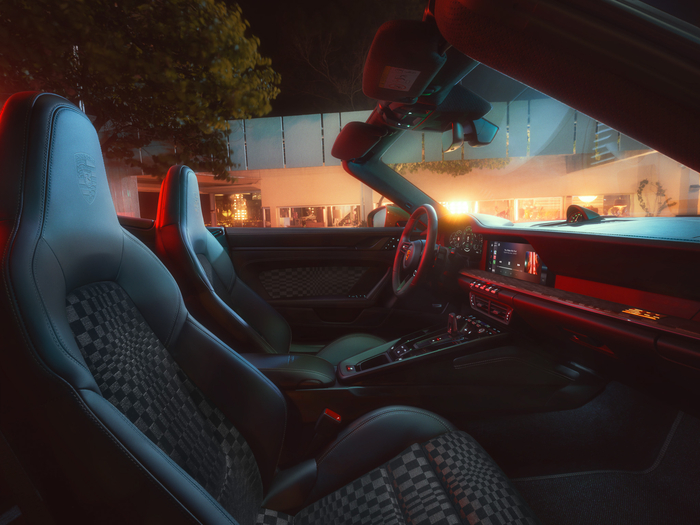 포르쉐 911 스피릿 70 실내