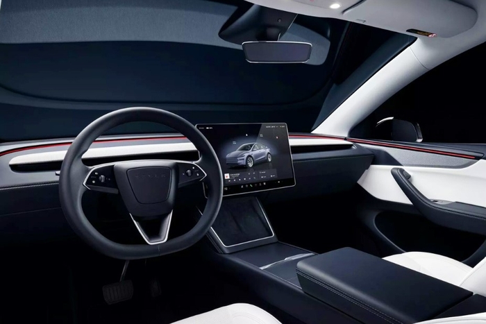 테슬라 모델 Y 내부.
