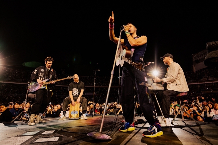 콜드플레이가 지난 4월 고양종합운동장에서 공연을 펼쳤다. 라이브네이션코리아 제공