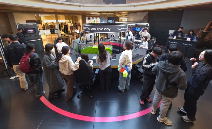 오디세이 게임 스테이션 팝업 체험존.