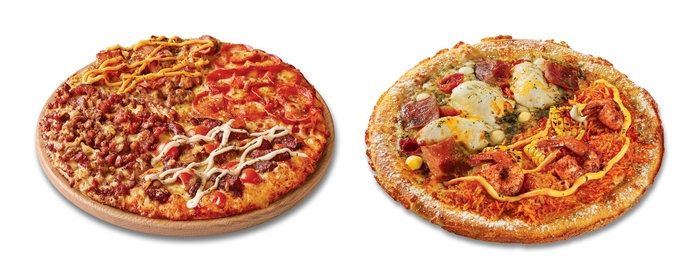 (왼쪽부터)WOW미트피자, 하프앤하프피자