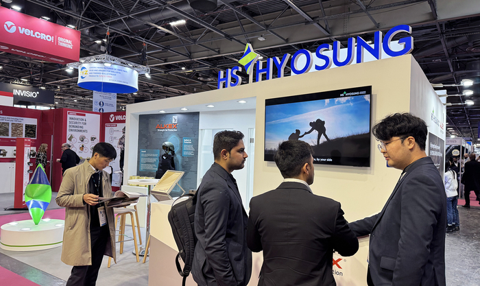 HS효성첨단소재, '밀리폴 파리 2025'서 K-방산 아라미드 선보여