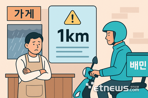 배민, '가게 노출거리 제한' 투명해진다…'1㎞' 제한 시 안내