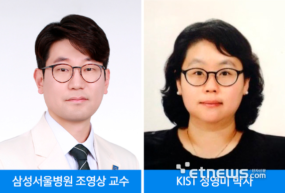 조영상 삼성서울병원 이비인후과 교수, 정영미 한국과학기술연구원(KIST) 박사