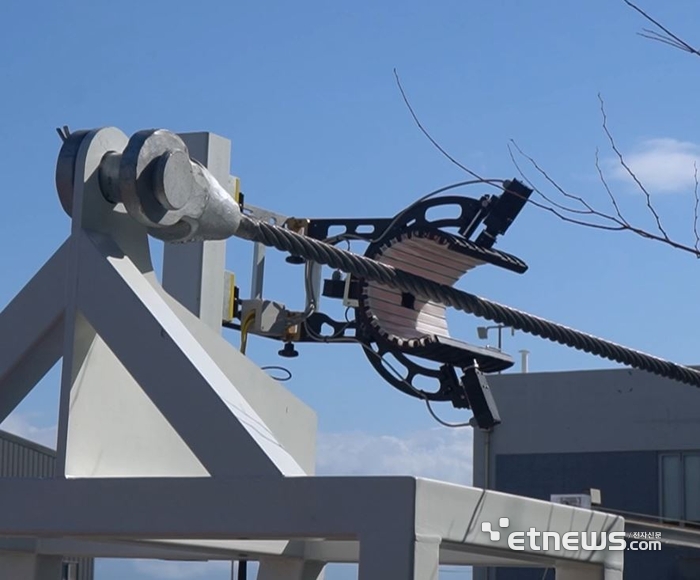 와이어 로프 검사로봇(고정형)