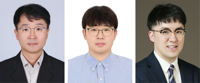 왼쪽부터 RIST 변영철 수석연구원, 민정기 수석연구원, 오하이오 주립대학교 조셉 권 교수