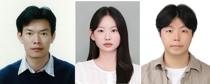 폭발위험을 줄이고, 수명을 늘리는 분리막 기술을 개발한 연구팀. 왼쪽부터 박수진 포스텍 교수, 이지윤 경상국립대 연구원(공동1저자), 송규진 한국에너지기술연구원 박사.