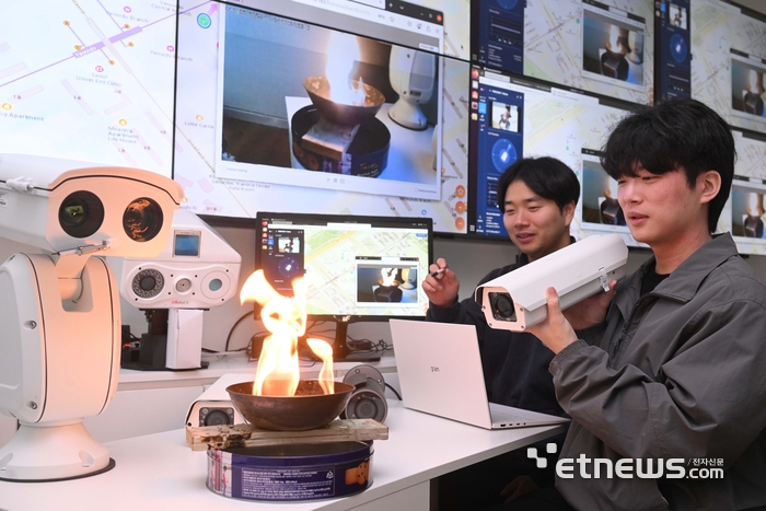 [포토] 국내 업체, 차세대 재난 감지 시스템 AI CCTV 개발