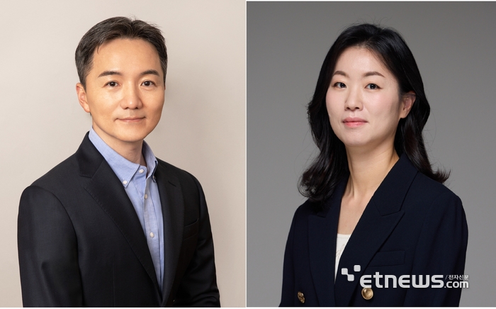 삼성바이오에피스 신동훈 부사장(왼쪽), 신지은 부사장