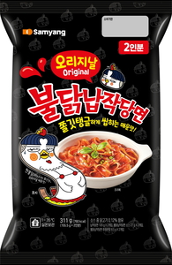 삼양식품, 불닭납작당면 2인분 파우치 형태 출시