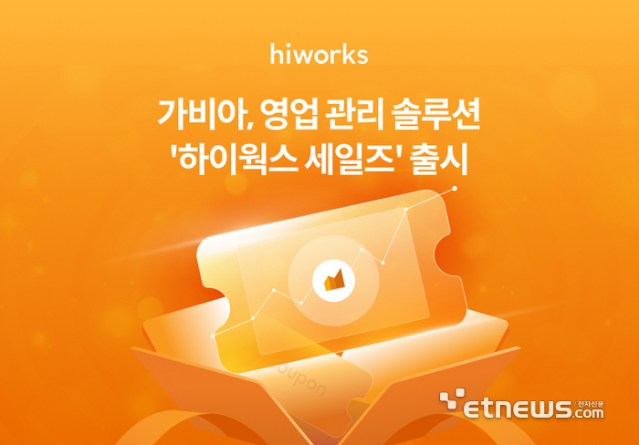 “그룹웨어로 영업 관리까지”...가비아, CRM 솔루션 '하이웍스 세일즈' 출시