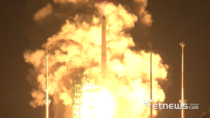 누리호 4차 발사 모습.
