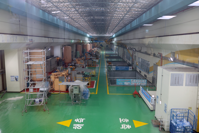 한국수자원공사가 운영하는 시화호조력발전소 내부 모습. 사진 출처 : 수공