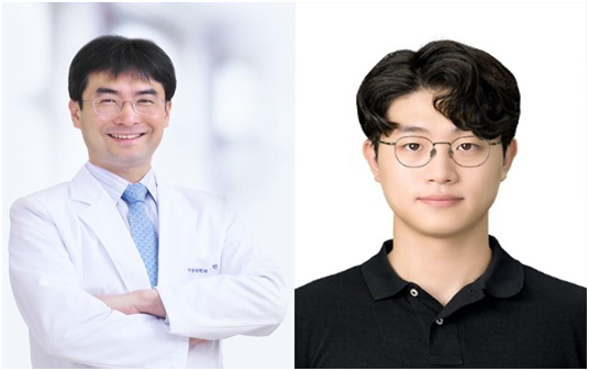 (왼쪽부터)박상민 서울대병원 가정의학과 교수, 김재원 서울대 의과학과 연구원